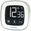 Technoline Count Down Timer, Silver, 7.6 x 2.5 x 7.6