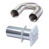 Miber Kit Ducto Flexible De 2.4m 4puLG + Rejilla C/tubo