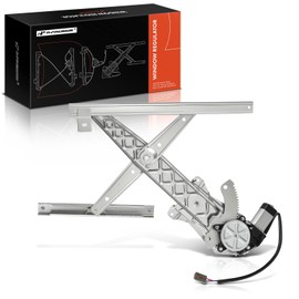 A-Premium Electric Power Window Regulator with Motor Compatible with Ford F-150 2001-2003 Lincoln Blackwood 2002 Crew Cab Pickup Rear Driver Side