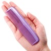Leinuosen 12 Pieces Hair Combs Set Pocket Plastic Fine Tooth