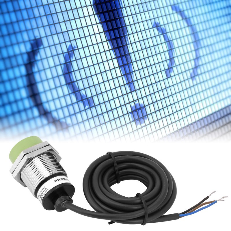 Nickel Plated Brass PR30-15DN NPN NO Inductive Proximity Sensor Switch