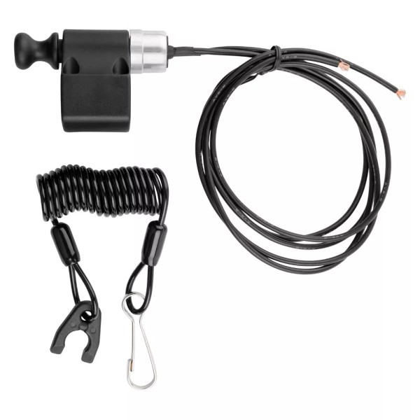 Tusk Power Pull Tether Kill Switch Black For KAWASAKI KFX