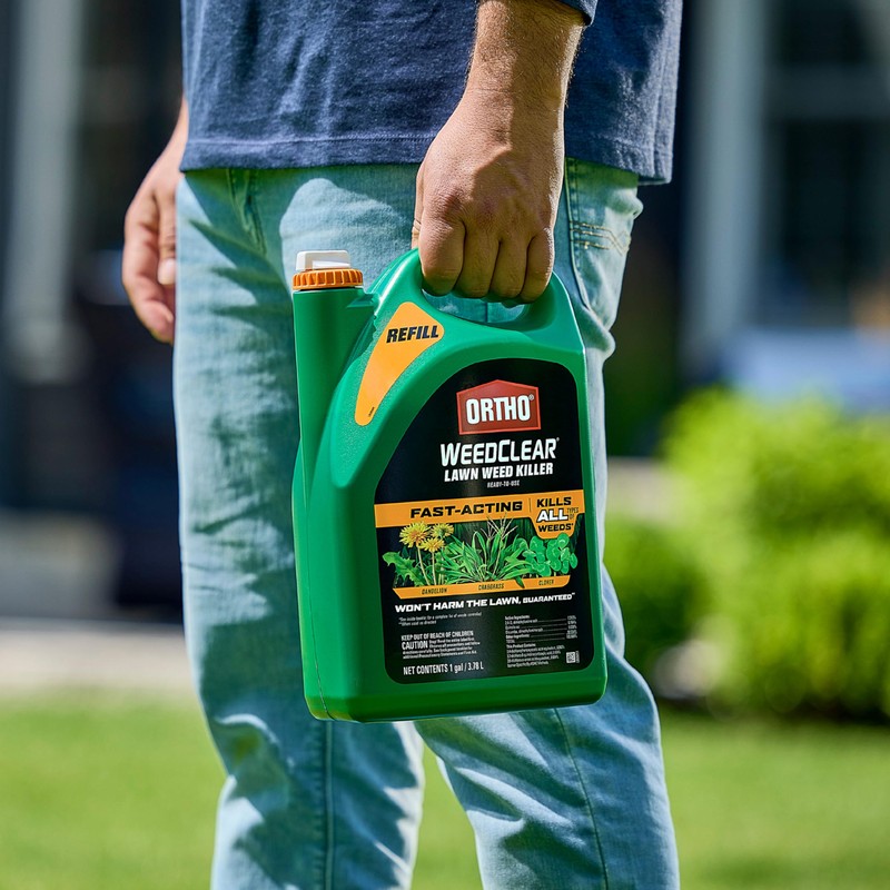 Ortho WeedClear Lawn Weed Killer Ready-to-Use, Refill, Kills Crabgrass, Dandelion