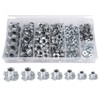 95pcs Zinc Plated Nuts with Claws T-Nuts 7 Size Assets: