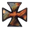 Tankpad 3D Iron Cross Motorcycle Car Sticker Rusty Look Sticker