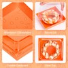 Whaline 50 Set Fall Thanksgiving Orange Small Charcuterie Boxes with