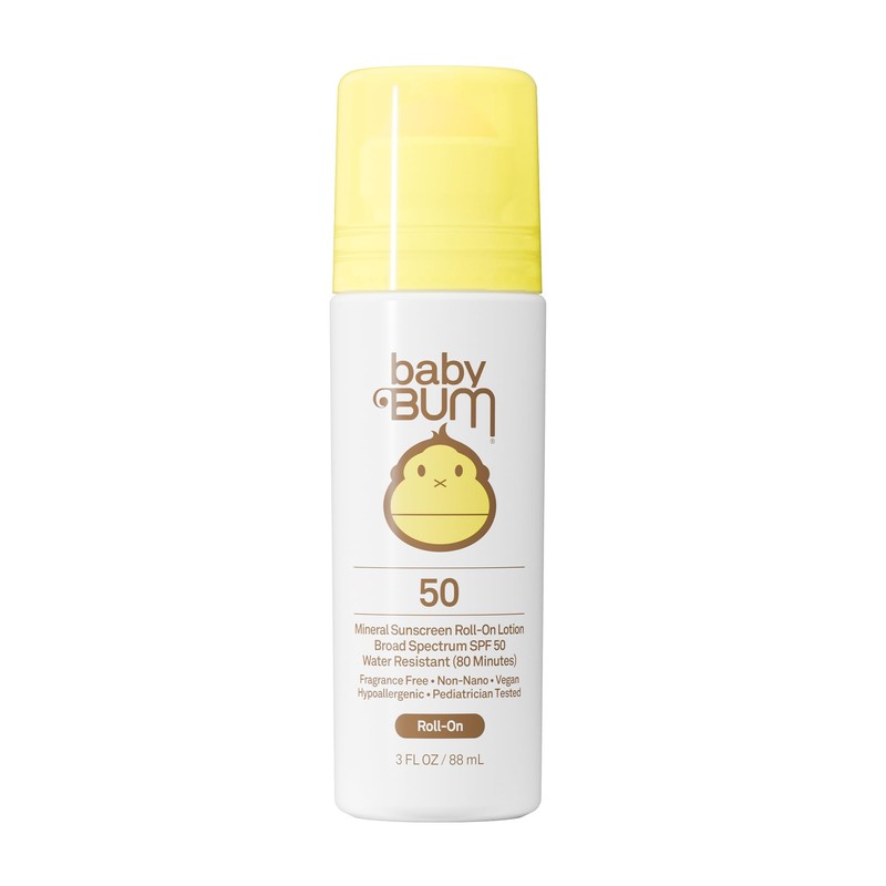 Protector solar roll-on Baby Bum Mineral SPF 50 | Vegano