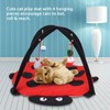 Foldable Cat Activity Play Mat Tent Multifunction Pet Bed with