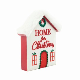 GALLERIE II Home for Christmas Shelf Sitter Block White