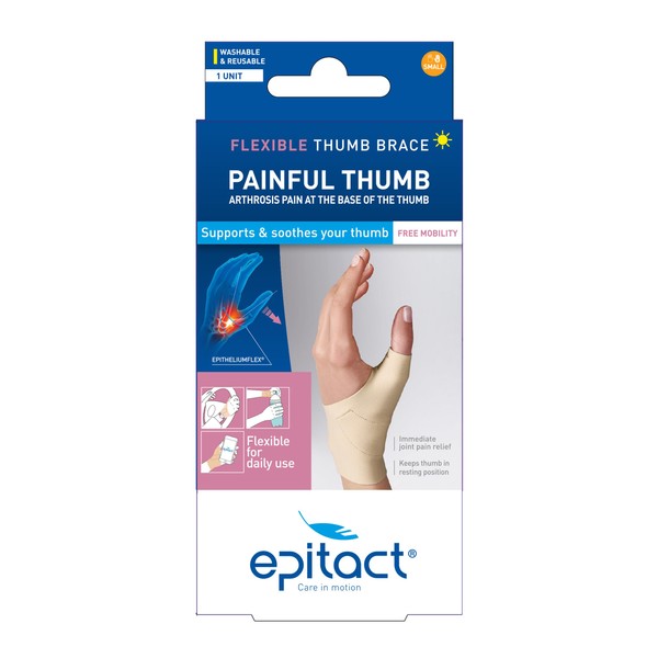 Epitact - Flexible Day Thumb Brace For Painful Thumbs - Left Hand (M)