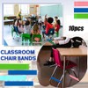 10 Pack Chair Bands Stretch Foot Band Fidget Chair Bands