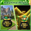Leyndo 4FT Rises up Down St Patrick's Day Inflatable Outdoor