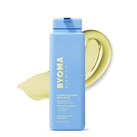 BYOMA Blemish Clearing Body Wash (300ml) Soothes, Hydrates and Reduces Post-Blemish Marks, Gently Exfoliates with Salicylic Acid for Smooth, Healthier Skin