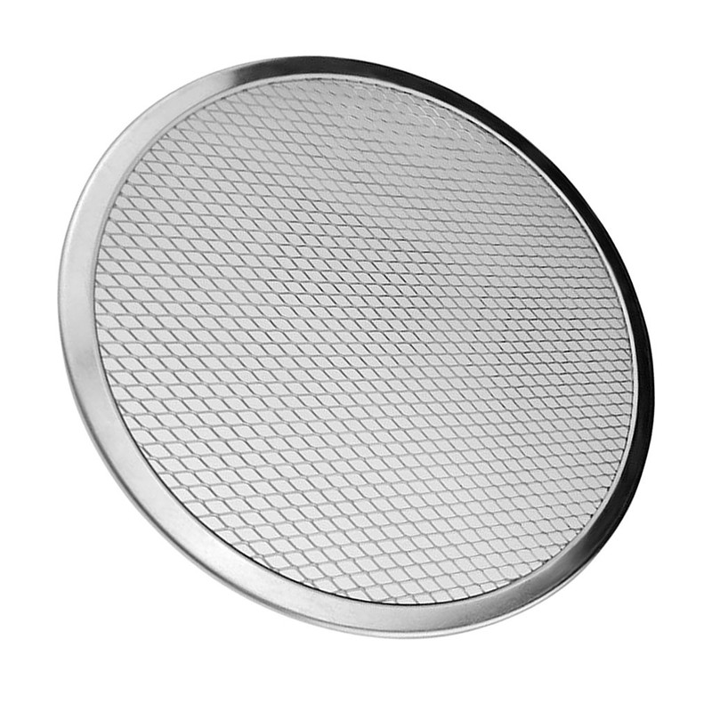 B Baosity Round Mesh Tray Non Stick Aluminium Baking Cooking
