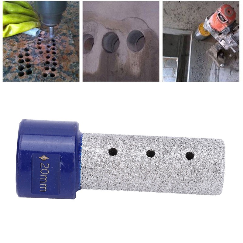 Diamond Dry Bit Thread Milling Cutter Straight Shank Brazed Aperture