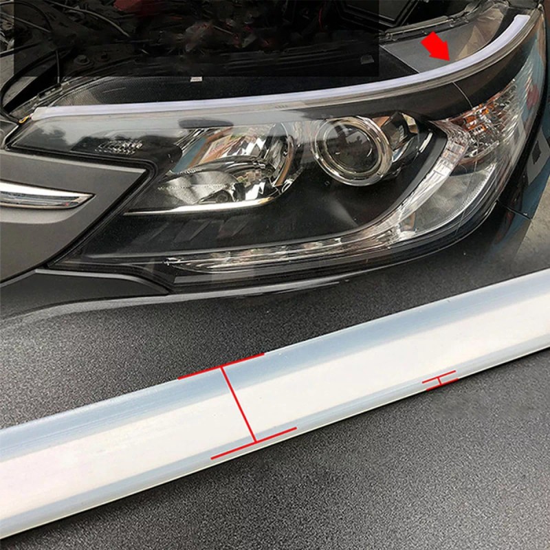 Par Tira Led Drl 30cm Flexible Direccional Secuencial Auto