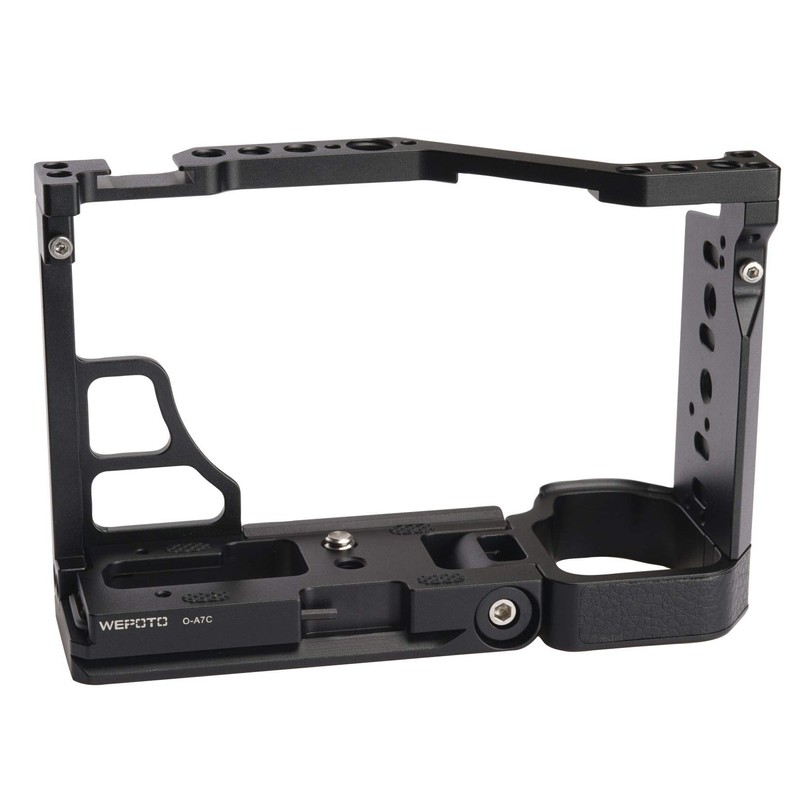 WEPOTO Cage Hand Grip Metal for Sony A7C -O-A7C