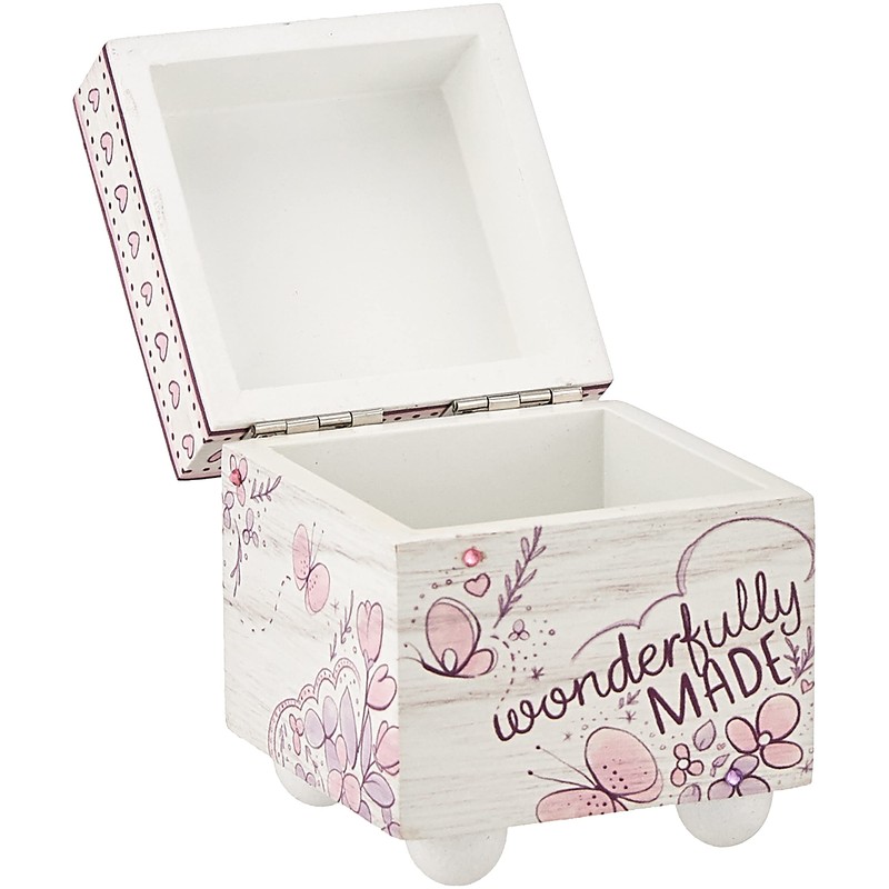 Precious Moments Confirmed in Love Wood Keepsake Box, Multicolor