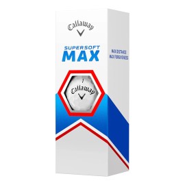 Callaway Supersoft Max Golf Balls 12b Pk (versión 2023, Blan