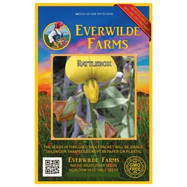 Everwilde Farms - 1 Oz Rattlebox Native Wildflower Seeds - Gold Vault