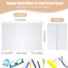 36 Pcs 24 x 36 Inch Trifold Poster Display Boards