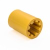 SURPOUF PR77 Flexible Vacuum Pump Coupler Sleeve, Flexible Drive Section,Yellow