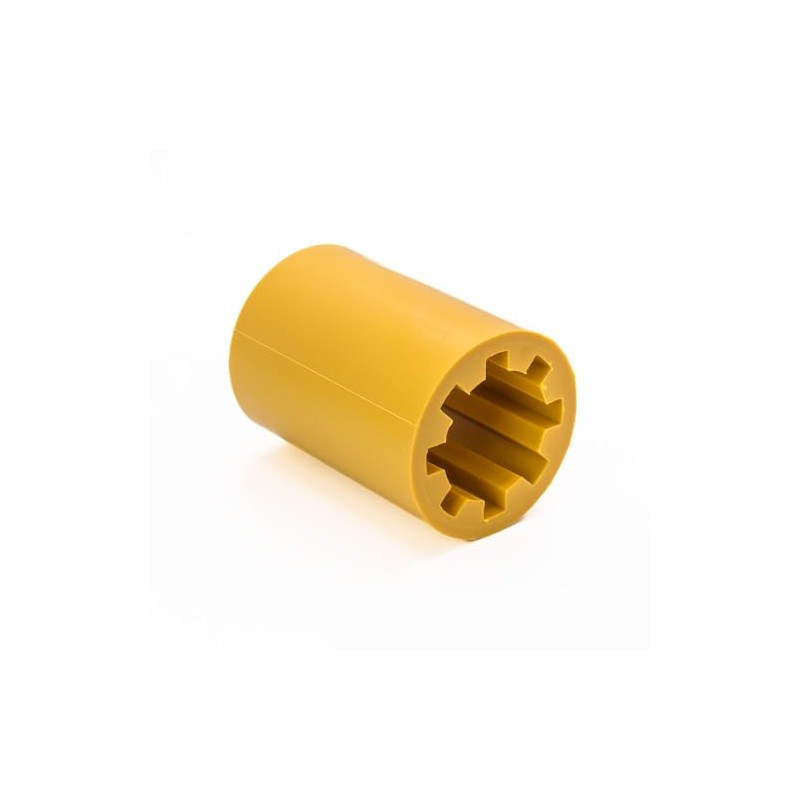 SURPOUF PR77 Flexible Vacuum Pump Coupler Sleeve, Flexible Drive Section,Yellow