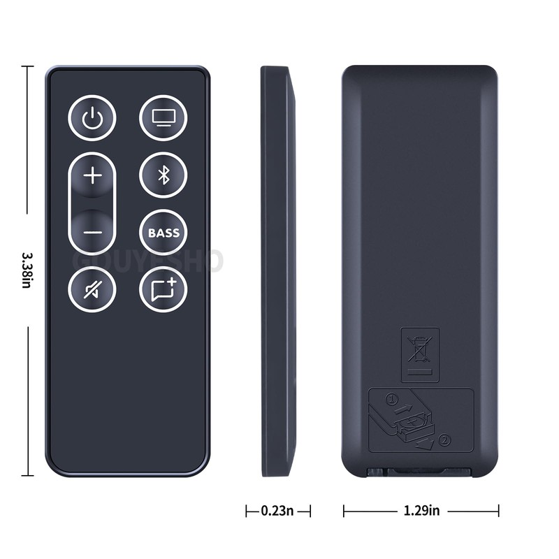 PZL New Replacement Remote Control for Bose Solo Soundbar II