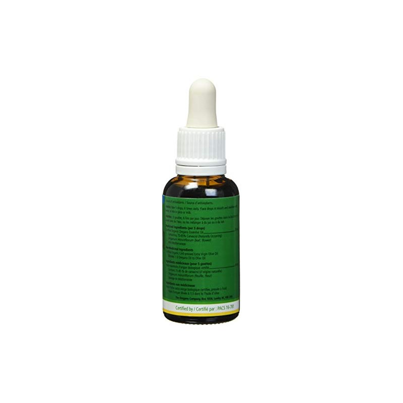 Oregano Oil - 1 Oz / 30ml, 100% Certified Organic