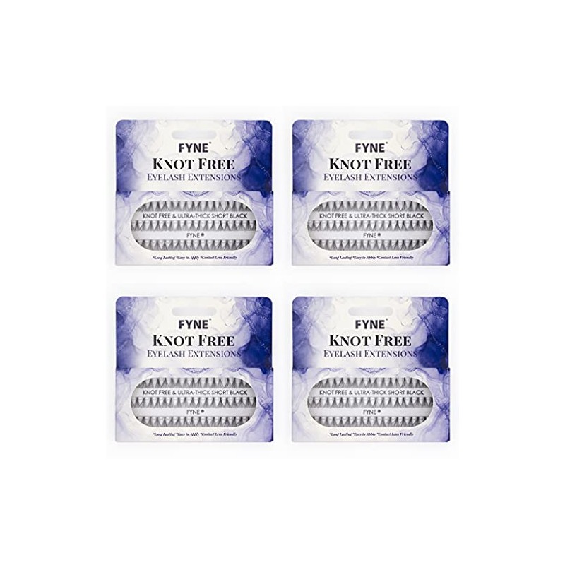 FYNE - KNOT FREE Individual Eyelashes - 240 Pcs, 8mm