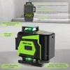 16 Line Laser Level 360 Self Leveling, 4x360°Professional 4D Green