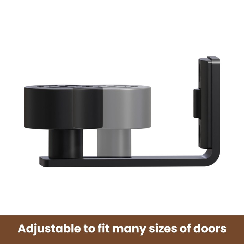 2PCS AONAYIOA Adjustable Roller Sliding Barn Door Bottom Floor Guide,