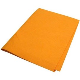 Original Germany Shammy Floor Cloth 180 grams,Super Absorbent,20'' x 27'',Made in West Germany,100% Rayon/Viscose,Orange. (8)