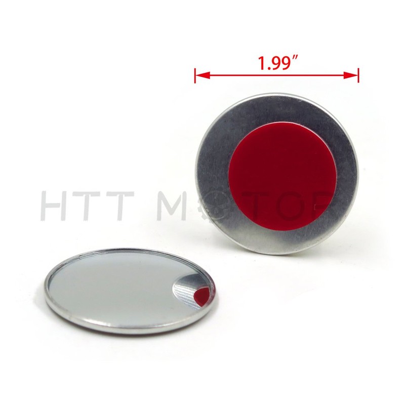 SMT-PAIR 2"UNIVERSAL ROUND STYLE CONVEX BACK/REAR TOW SIDE VIEW BLIND