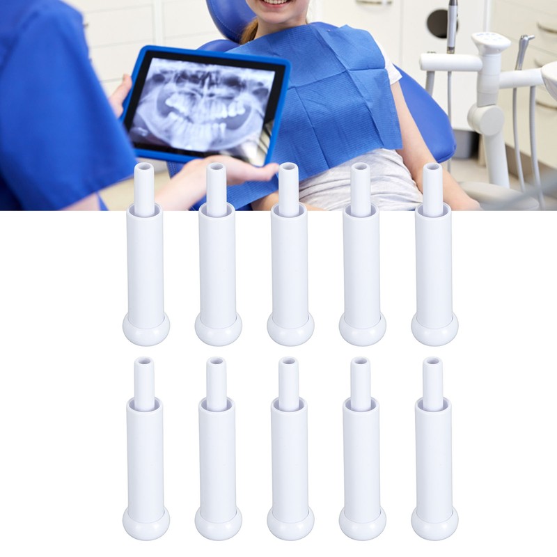 10pcs Oral Suction Handle Disposable Professional Saliva Ejector Suction Valve