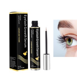 Wimpernwachstumsserum,Wimpernserum,Augenbrauenverstärker und Wimpernserum,Eyelash Serum Growth,Lash Serum,Aktiviert Haarfollikel Von Der Wurzel An,Zu Längeren,Stärkeren Und Dickeren Wimpern Führt 5 ML