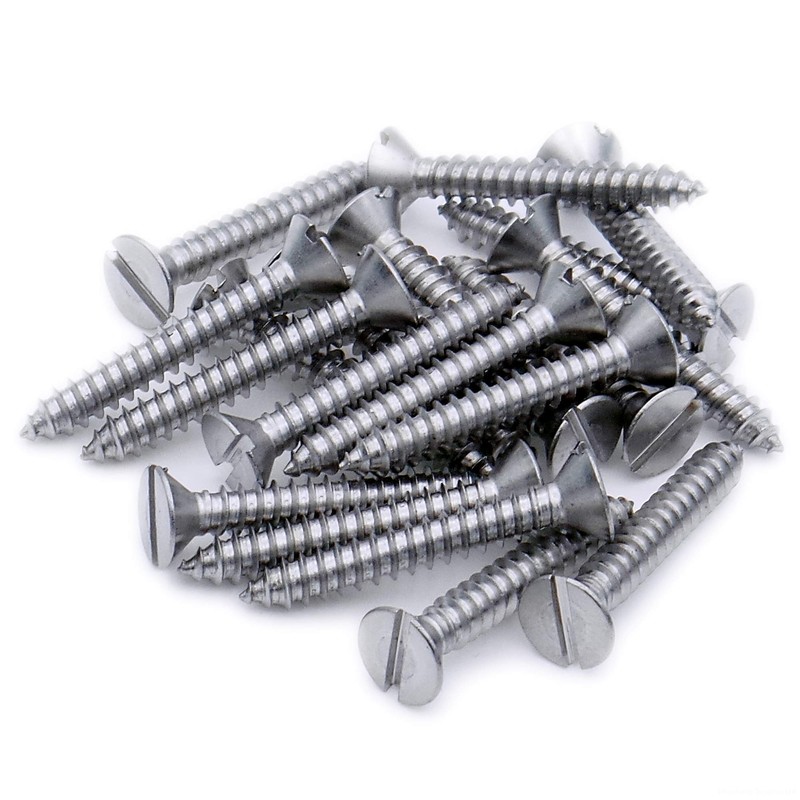 No.4 x 0.5 (2.9mm x 13mm) Slot Countersunk Self-Tapping Screw