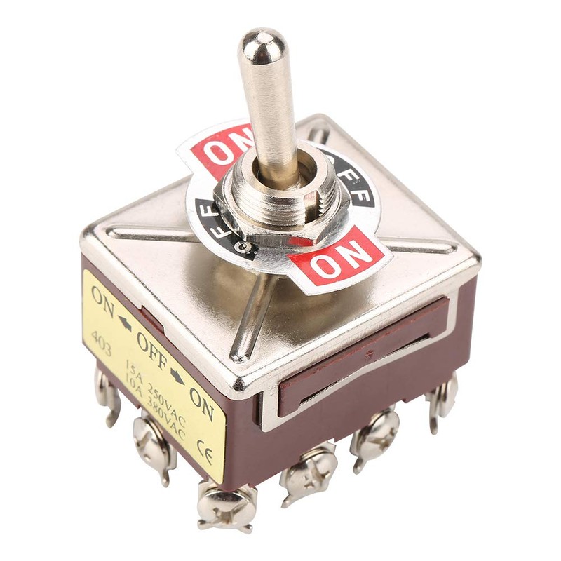 ON Off ON Momentary Toggle Switches 12 Pin 3 Position