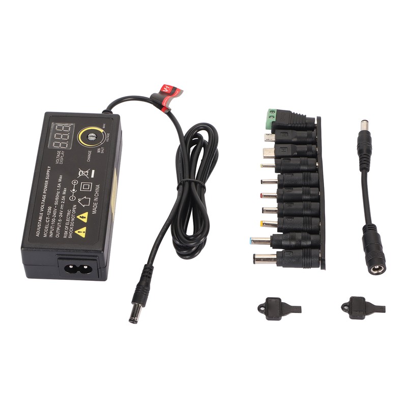 60W Universal Power Supply Adjustable DC 5V‑24V Variable Switching AC/DC