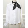 Allegra K Women's Ribbon Scarf, Neckerchief, Solid, Thin Belt, Hair