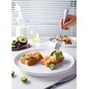 Sweese Porcelain White Dinner Plates Set of 6, 10 Inch