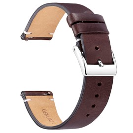 BINLUN Genuine Leather Watch Straps Quick Release Replacement Leather Watch Bands for Men and Women 12mm 14mm 16mm 18mm 20mm 22mm 24mm with 4 Colors