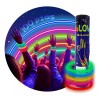 Grupo Carnavallia 100 Pulseras Neón Fosforescente Glow Stick Fiestas Eventos