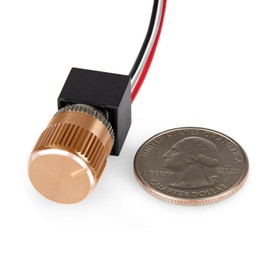 12 Volt DC Dimmer for LED, Halogen, Incandescent - RV, Auto, Truck, Marine, and Strip Lighting - Long Shaft - Gold