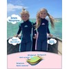 XUKER Kids Wetsuit for Boys Girls Toddlers, 3mm Wetsuit Back