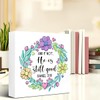 He is Still Good Wood Block Sign,Bible Verse Desk Decor