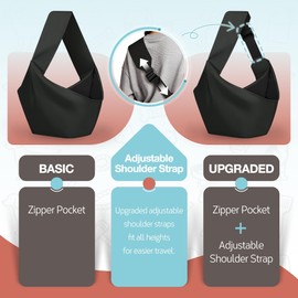 YUDODO Adjustable Dog Sling Carrier for Small Dogs, Puppy Crossbody Carrier