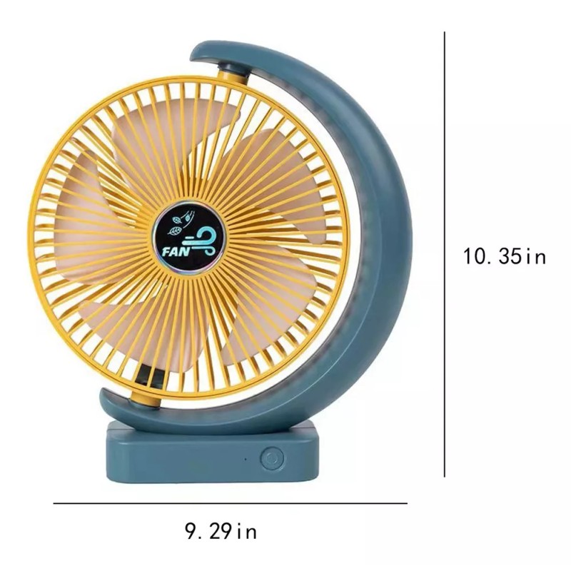 Generic W Ventilador De Escritorio E Fan, Recargable, Funciona Con