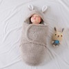 Yoolhamy Baby Swaddle Blanket Newborn Receiving Blanket with Cute Rabbit