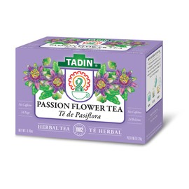 Tadin Tea, Pasiflora (Passion Flower) Tea, 24-Count Tea Bags (Pack of 12)